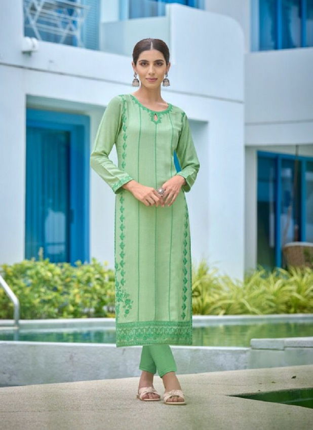 ROOH 5 Fancy Ethnic Wear Designer Latest Kurtis With Pant Collection